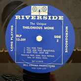 The Unique Thelonious Monk