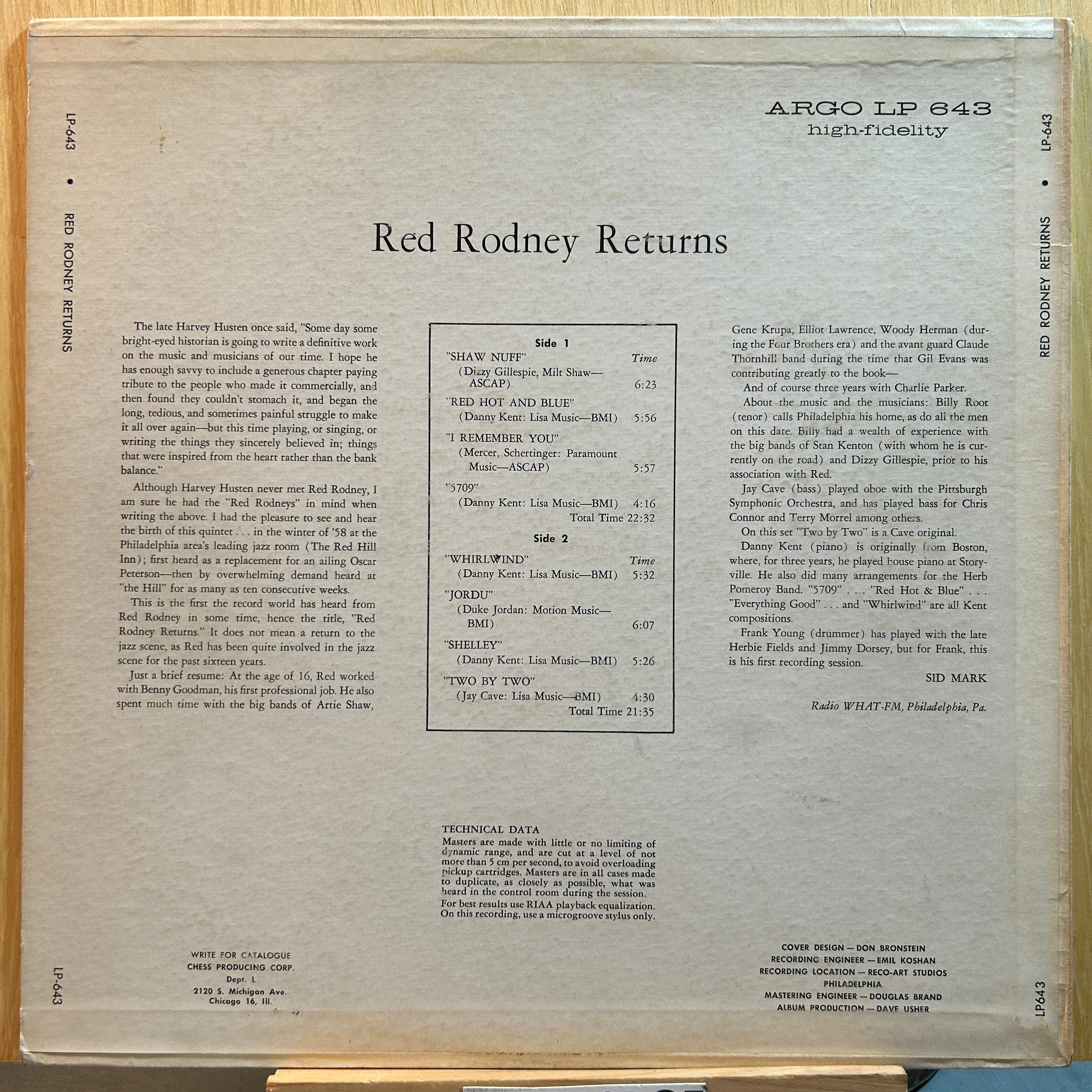 Red Rodney Returns