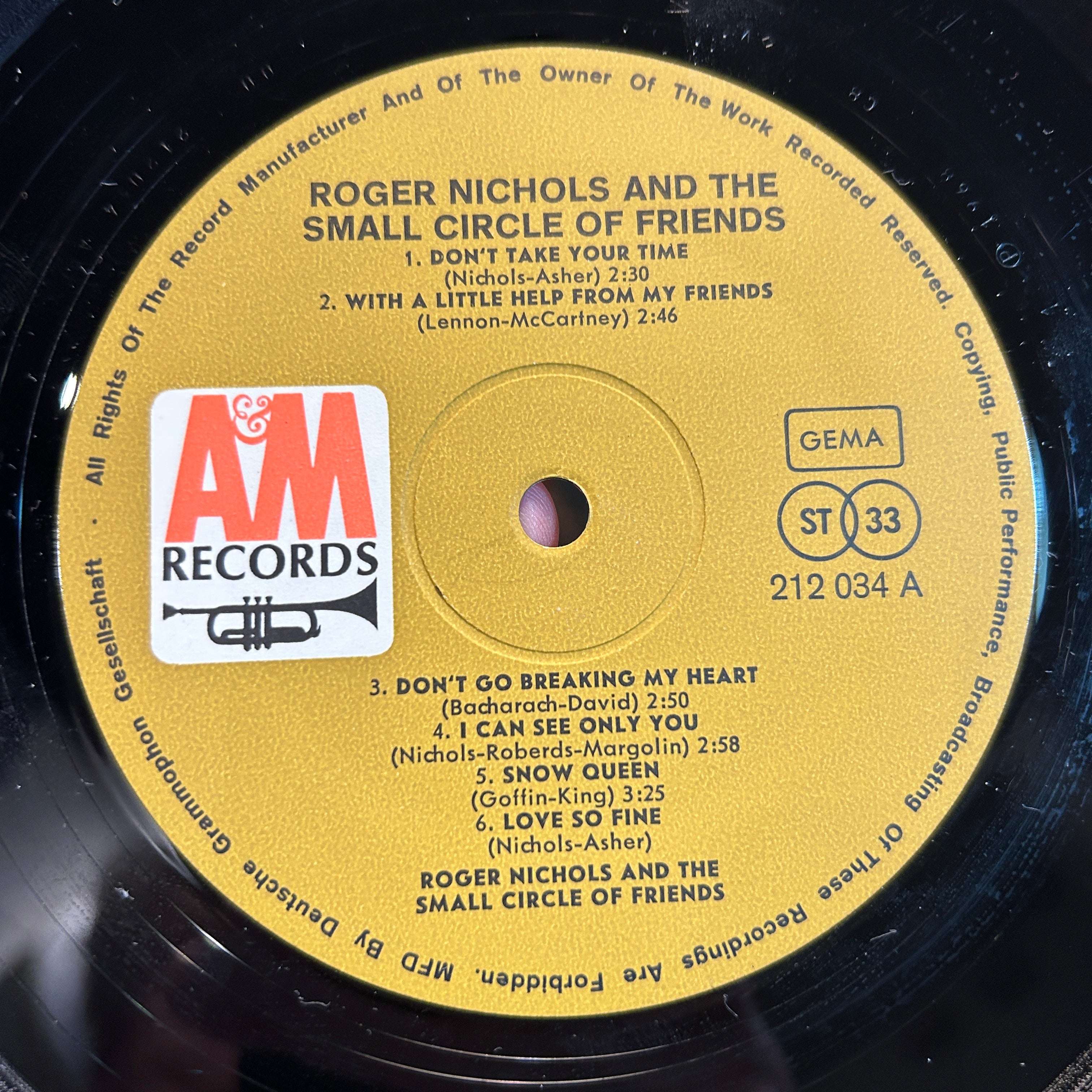 Roger Nichols & The Small Circle Of Friends