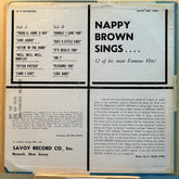 Nappy Brown Sings